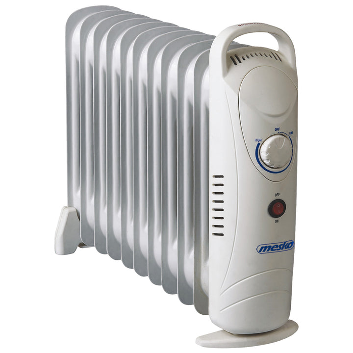 Ohřívač oleje Mesko, 11 žeber, 1200W, regulace teploty, šedý, MS 7806