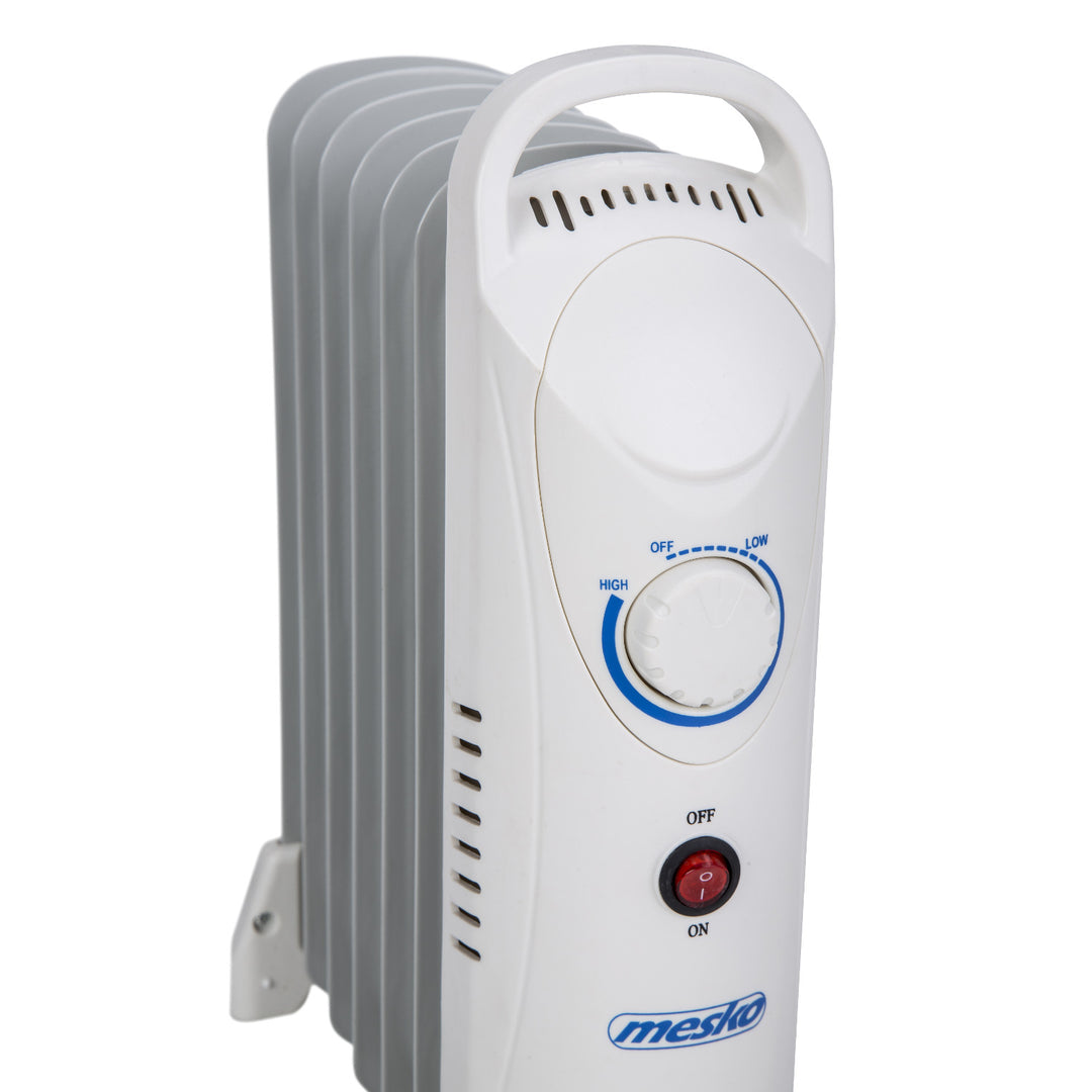 Ohřívač oleje Mesko, 7 žeber, 800W, regulace teploty, šedý, MS 7804