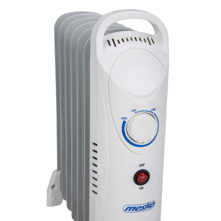 Ohřívač oleje Mesko, 7 žeber, 800W, regulace teploty, šedý, MS 7804