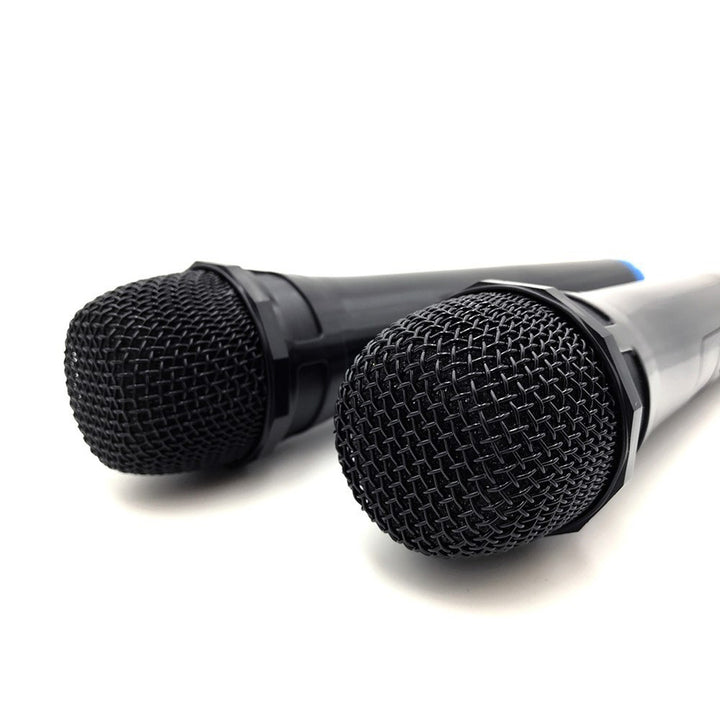 Dva bezdrátové mikrofony s přijímačem USB pro reproduktor s funkcí karaoke, Mediatech MT395