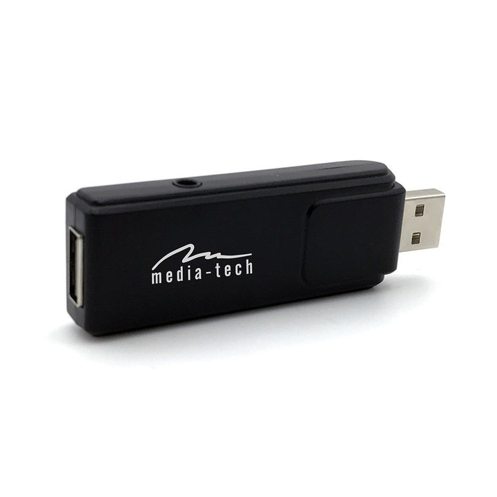 Dva bezdrátové mikrofony s přijímačem USB pro reproduktor s funkcí karaoke, Mediatech MT395