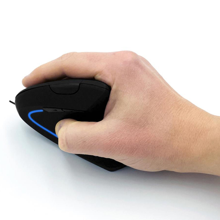 Vertikální optická myš Vertic, kabelová, optická, 6400 DPI, 5 tlačítek, MT1122