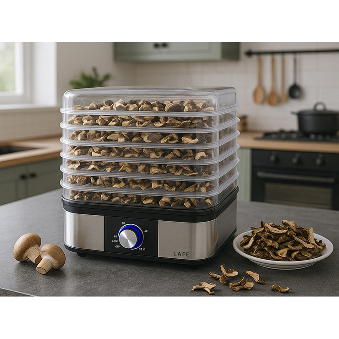 Sušička prádla, na houby, ovoce, zeleninu, 250W, 5 sít, regulace teploty, NutriDry