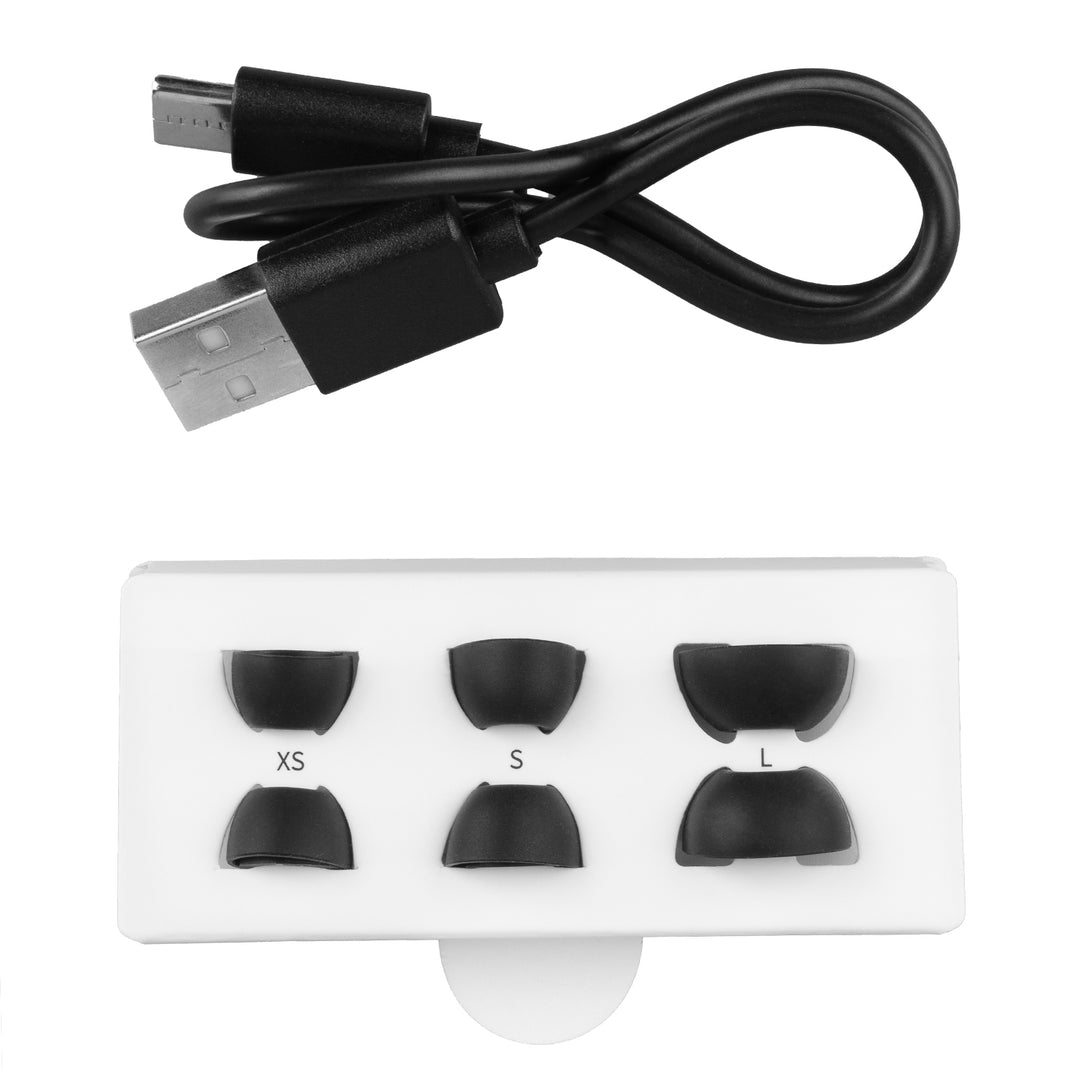 Bezdrátová sluchátka Audiocore, hybridní ANC, ENC, 6 mikrofonů, nabíjecí pouzdro, Tuya, AC591 PRO