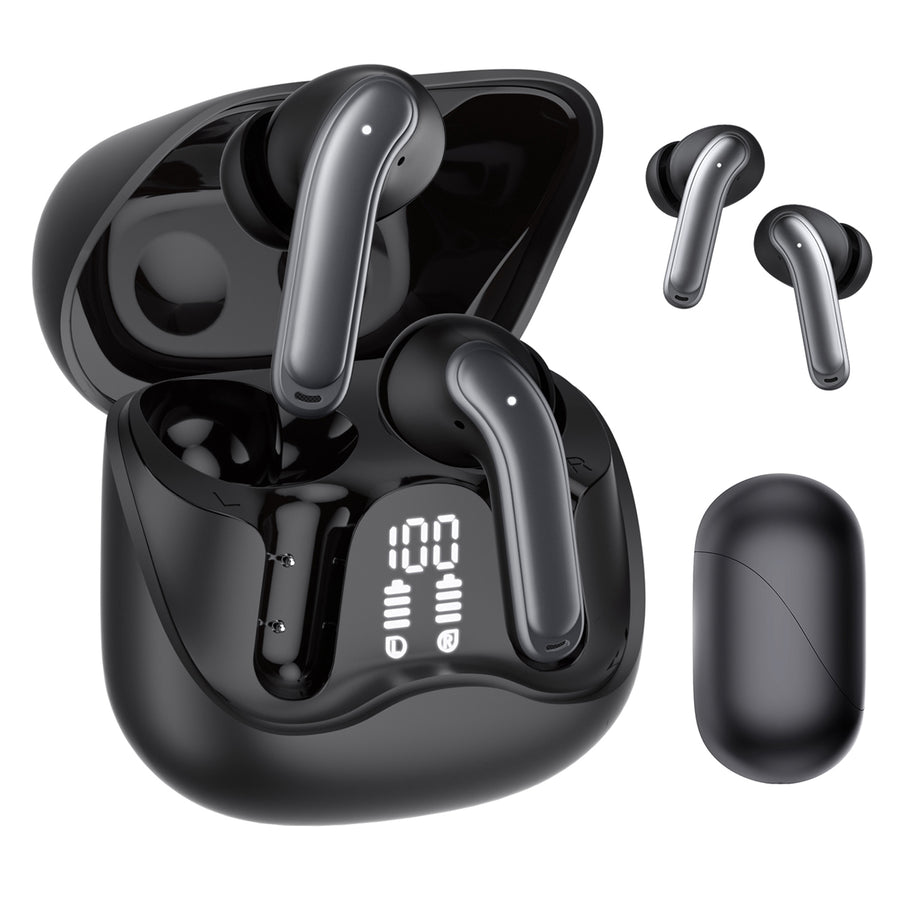 Bezdrátová sluchátka Audiocore, hybridní ANC, ENC, 6 mikrofonů, nabíjecí pouzdro, Tuya, AC591 PRO