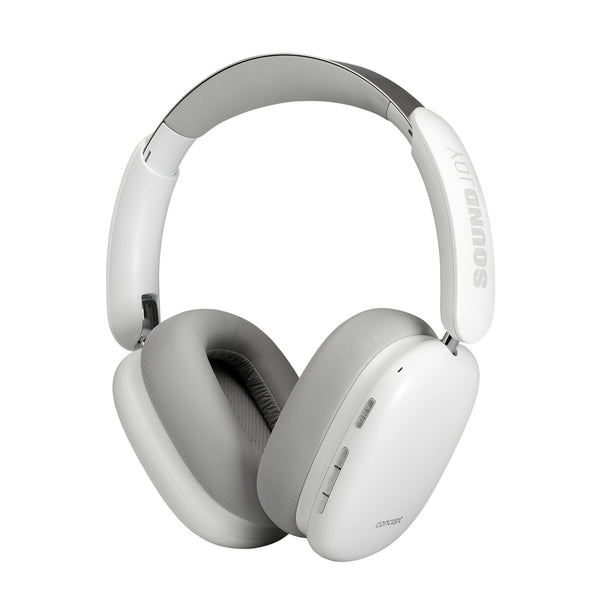 Bezdrátová sluchátka do uší Concept SoundJoy, výdrž až 70 hodin přehrávání, Bluetooth 5.4, rychlé nabíjení, aktivní potlačení hluku až 33 dB, bílá, HS4061