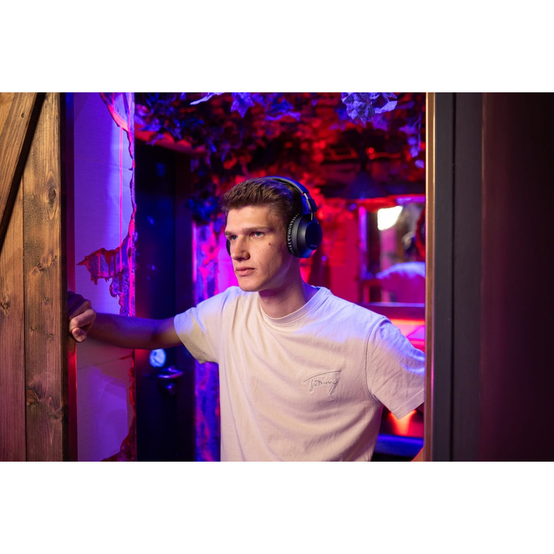 Bezdrátová sluchátka do uší Concept SoundJoy, výdrž až 45 hodin přehrávání, Bluetooth 6.0, rychlé nabíjení, aktivní potlačení hluku až 18 dB, černá, HS4080