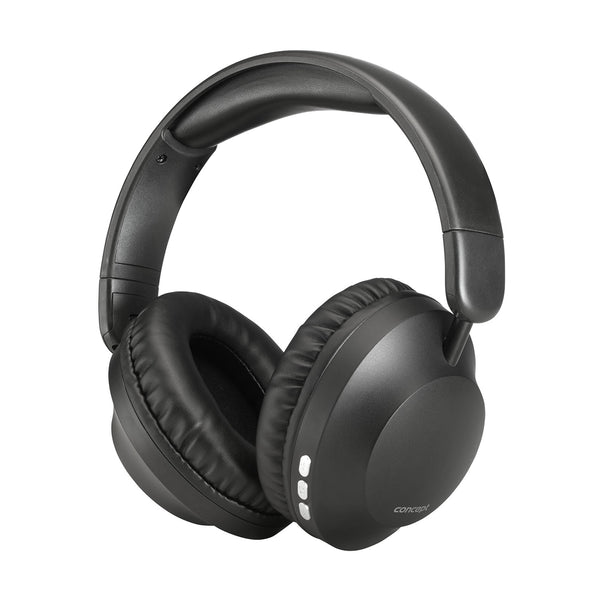 Bezdrátová sluchátka do uší Concept SoundJoy, výdrž až 45 hodin přehrávání, Bluetooth 6.0, rychlé nabíjení, aktivní potlačení hluku až 18 dB, černá, HS4080