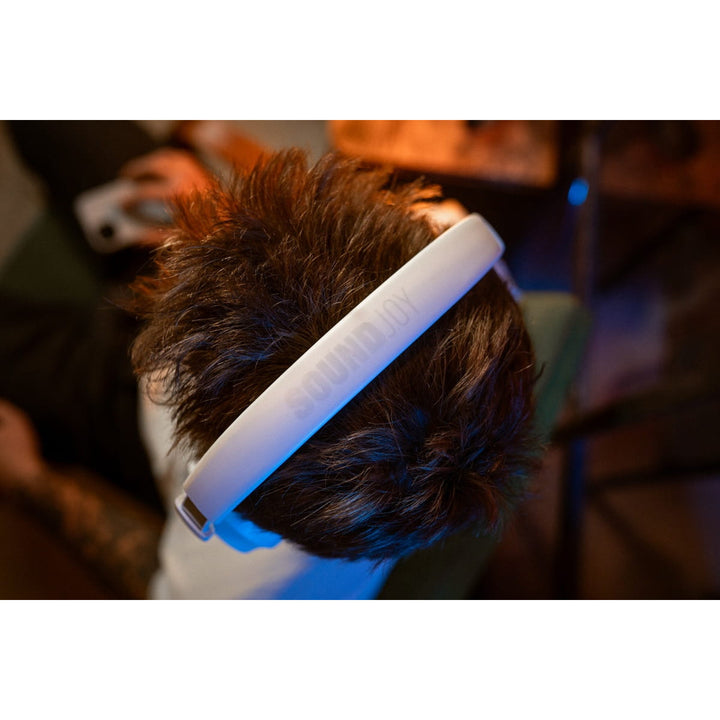 Bezdrátová sluchátka do uší Concept SoundJoy, výdrž až 45 hodin přehrávání, Bluetooth 6.0, rychlé nabíjení, aktivní potlačení hluku až 18 dB, bílá, HS4081