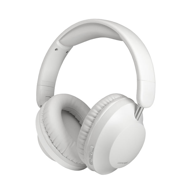 Bezdrátová sluchátka do uší Concept SoundJoy, výdrž až 45 hodin přehrávání, Bluetooth 6.0, rychlé nabíjení, aktivní potlačení hluku až 18 dB, bílá, HS4081