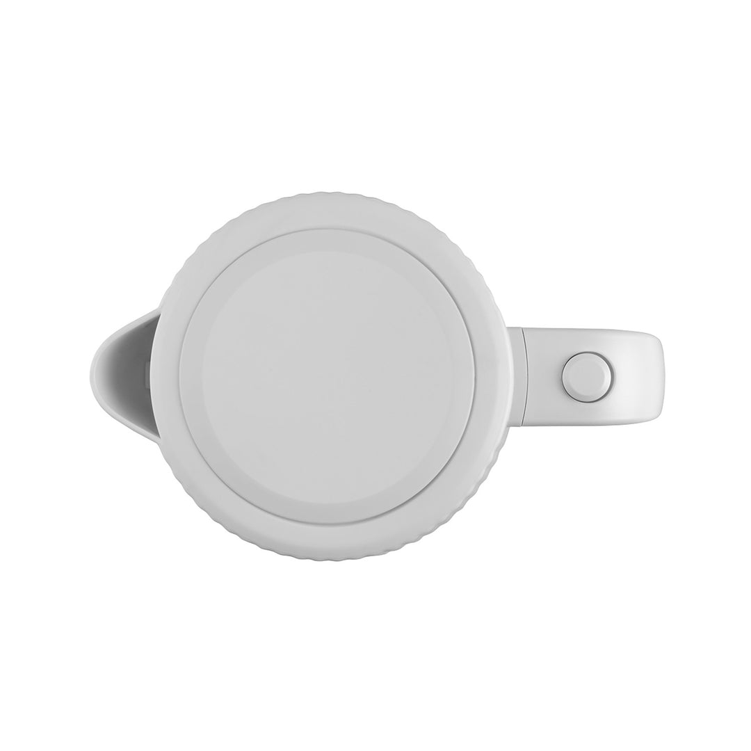 Plastová rychlovarná konvice Concept, 1,7 l, drážkovaný design, trojitý bezpečnostní systém, filtr proti usazeninám, ukazatel hladiny vody, bílá, RK2390