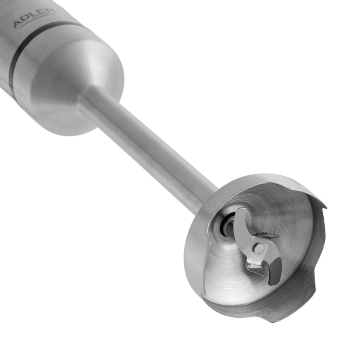Ruční mixér Adler, multifunkční, příkon 1800 W, šedý, funkce turbo, AD 4627 g
