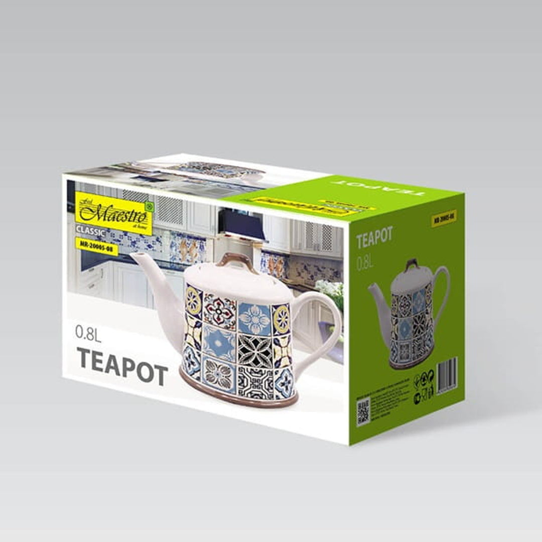 Keramická konvička Holiday in Porto značky Maestro, objem 800 ml, MR-20005-08