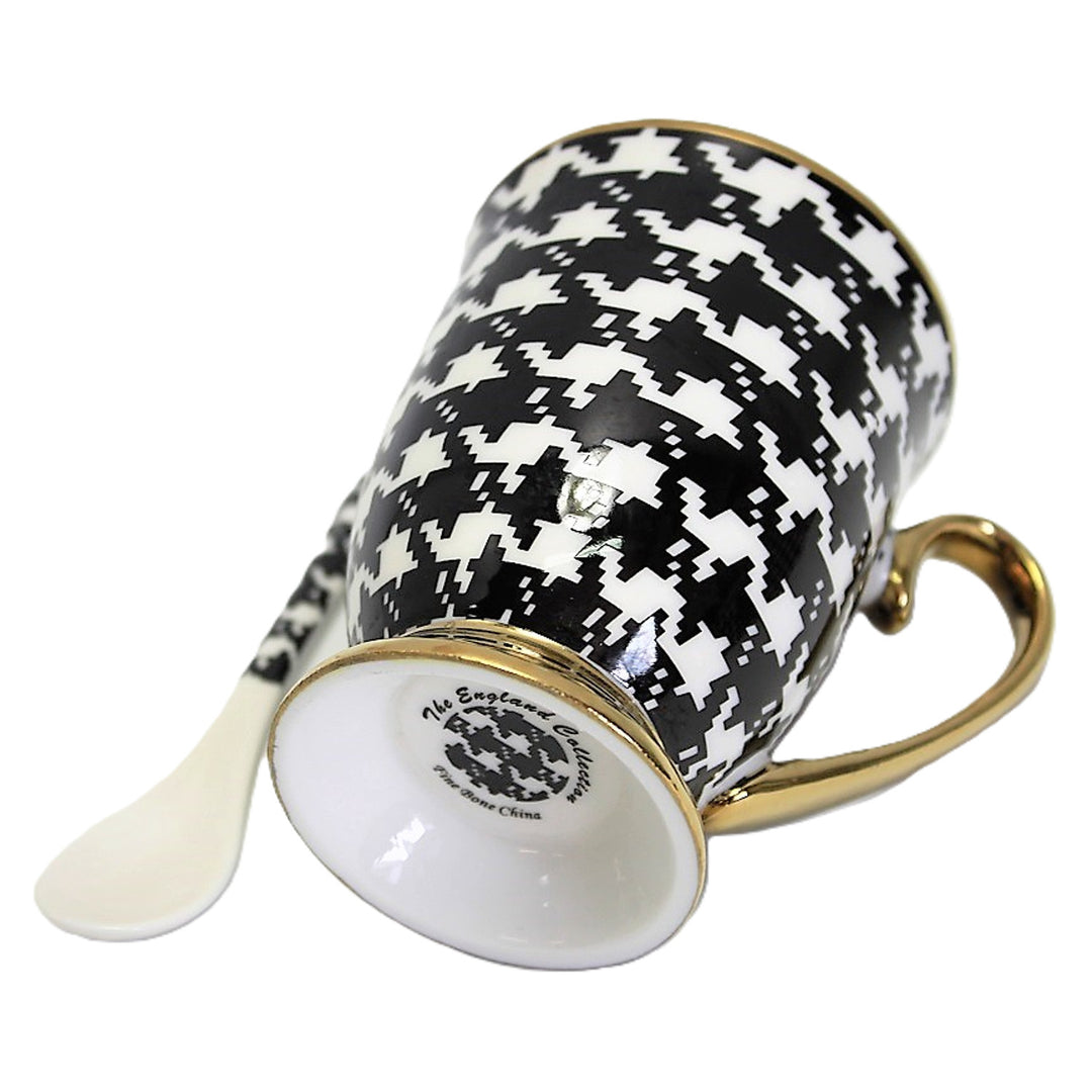 Hrnek Pepite Zlatá lžíce s rukojetí Porcelánová lžíce Exclusive, Queen Isabel