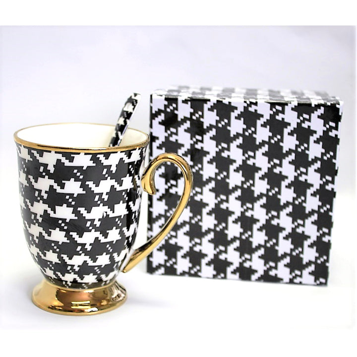 Hrnek Pepite Zlatá lžíce s rukojetí Porcelánová lžíce Exclusive, Queen Isabel