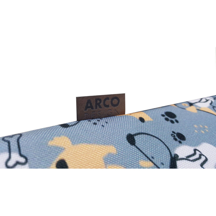 Matrace pro psy Bertoni XL, pěna, nepromokavý potah, vzor Grey Dogs, EE146