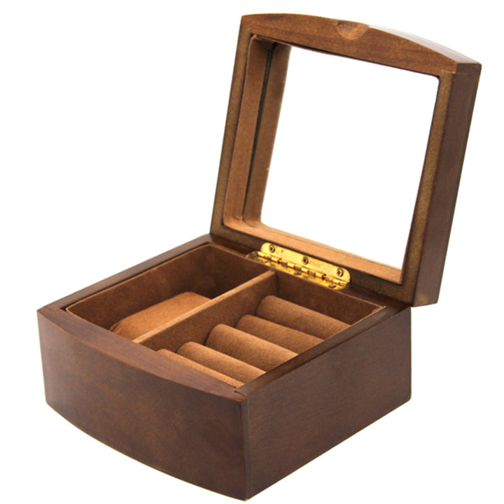 Šperkovnice, dřevěná, hnědá, organizér, přihrádky, Queen Isabel