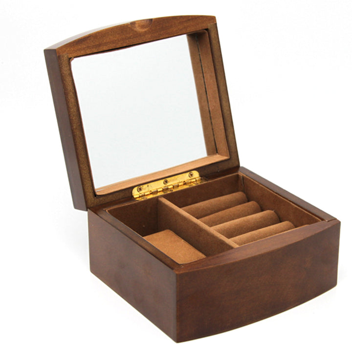 Šperkovnice, dřevěná, hnědá, organizér, přihrádky, Queen Isabel