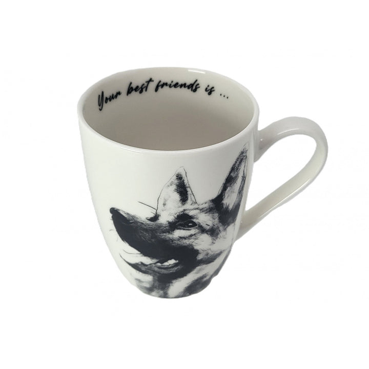 Porcelánový hrnek Queen Isabel, německý ovčák, 350 ml, Q1-05232