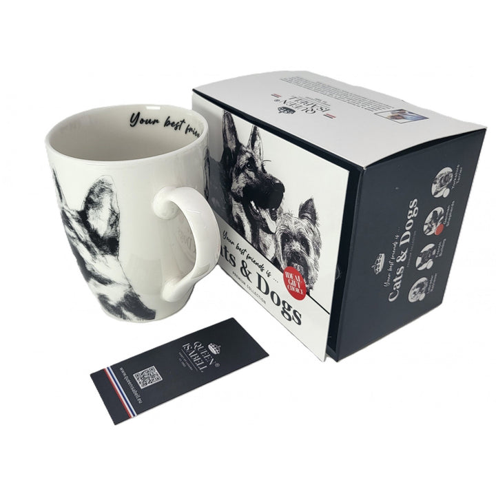 Porcelánový hrnek Queen Isabel, německý ovčák, 350 ml, Q1-05232