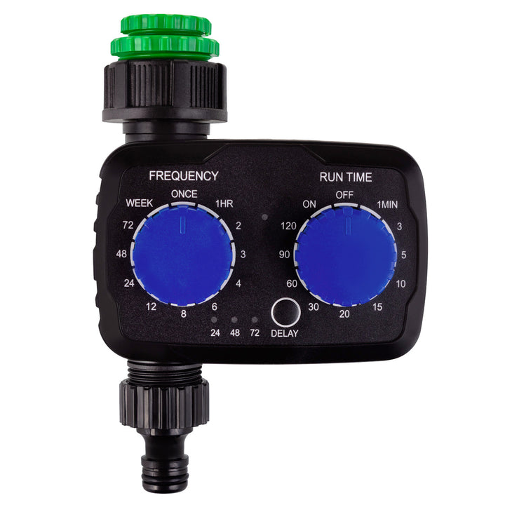 Elektronický ovladač zavlažování GreenBlue, programátor, napájení 2x 1,5V AA, GB391 + 2x alkalické baterie Varta Industrial AA