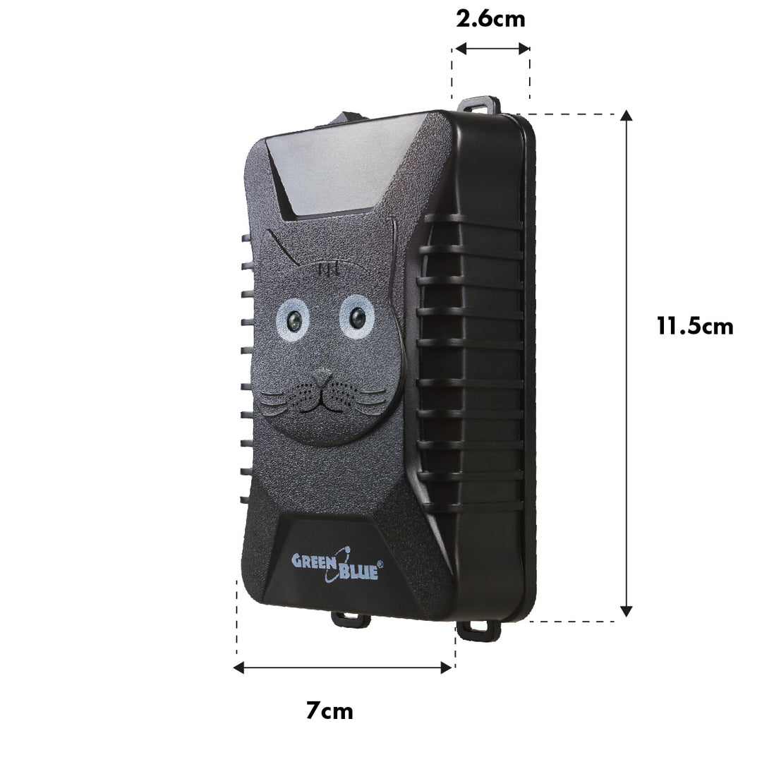GreenBlue GB725 odpuzovač hlodavců a kun s ultrazvukem a LED + 4x baterie AA Varta Industrial