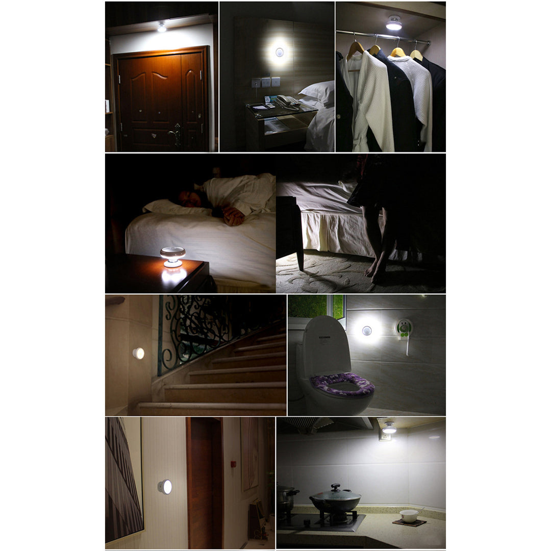 LED svítidlo se senzorem pohybu Maclean, magnet, zadní světlo, režimy svícení: nepřetržité, PIR senzor, 3xAA, MCE223 + 3 x Varta Industrial baterie