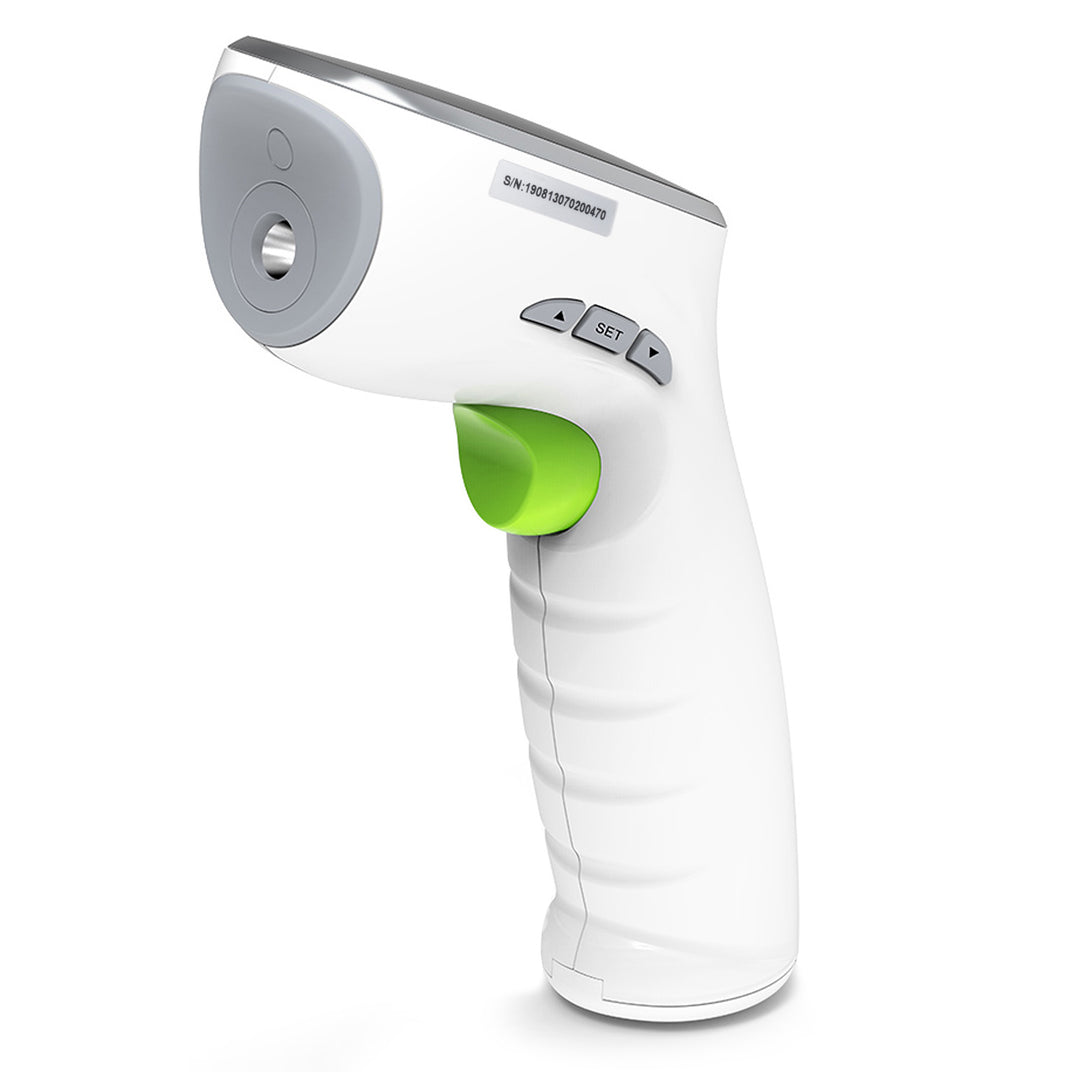 Bezkontaktní infračervený lékařský teploměr Promedix PR-960 + 2x AAA baterie Varta Industrial