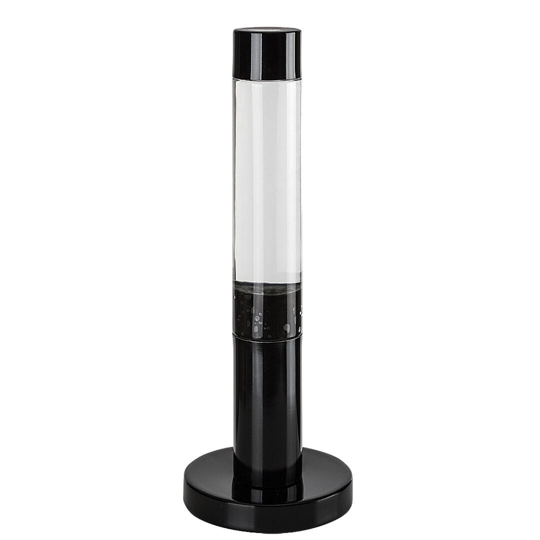 LED lávová lampa Rabalux, výkon 25 W, 3000 K, černý vosk, Lavastic