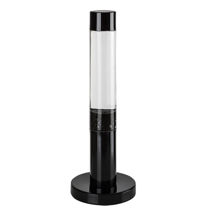 LED lávová lampa Rabalux, výkon 25 W, 3000 K, černý vosk, Lavastic