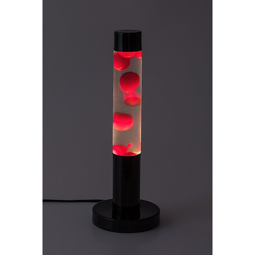 LED lávová lampa Rabalux, výkon 25 W, 3000 K, červený vosk, Lavastic