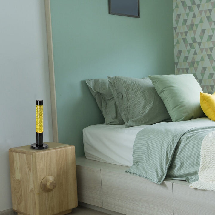 Rabalux LED lávová lampa, 25W, 3000 K, žlutá, Lavastic