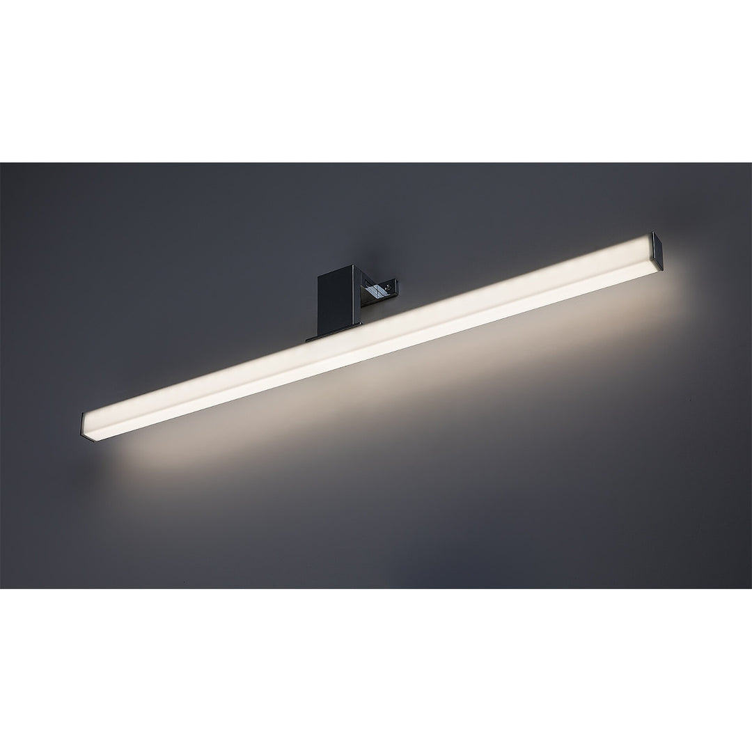 Koupelnová lampa Rabalux, výkon 9 W, přirozená bílá 4000 K, IP44, chrom, Oliro