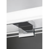 Koupelnová lampa Rabalux, výkon 9 W, přirozená bílá 4000 K, IP44, chrom, Oliro
