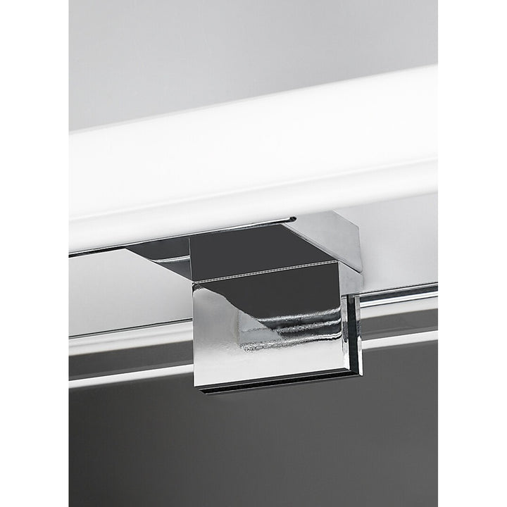 Koupelnová lampa Rabalux, výkon 9 W, přirozená bílá 4000 K, IP44, chrom, Oliro