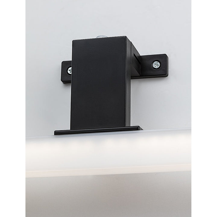 Koupelnové svítidlo Rabalux, výkon 9 W, přírodní bílá 4000K, IP44. černá, Oliro