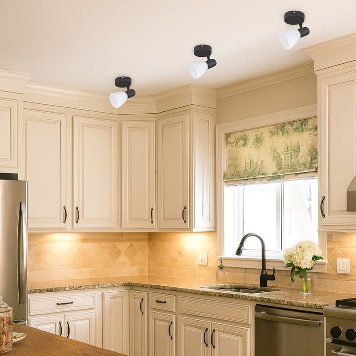 Stropní svítidlo Rabalux, bodové, závit E14, IP20, černé, Soma