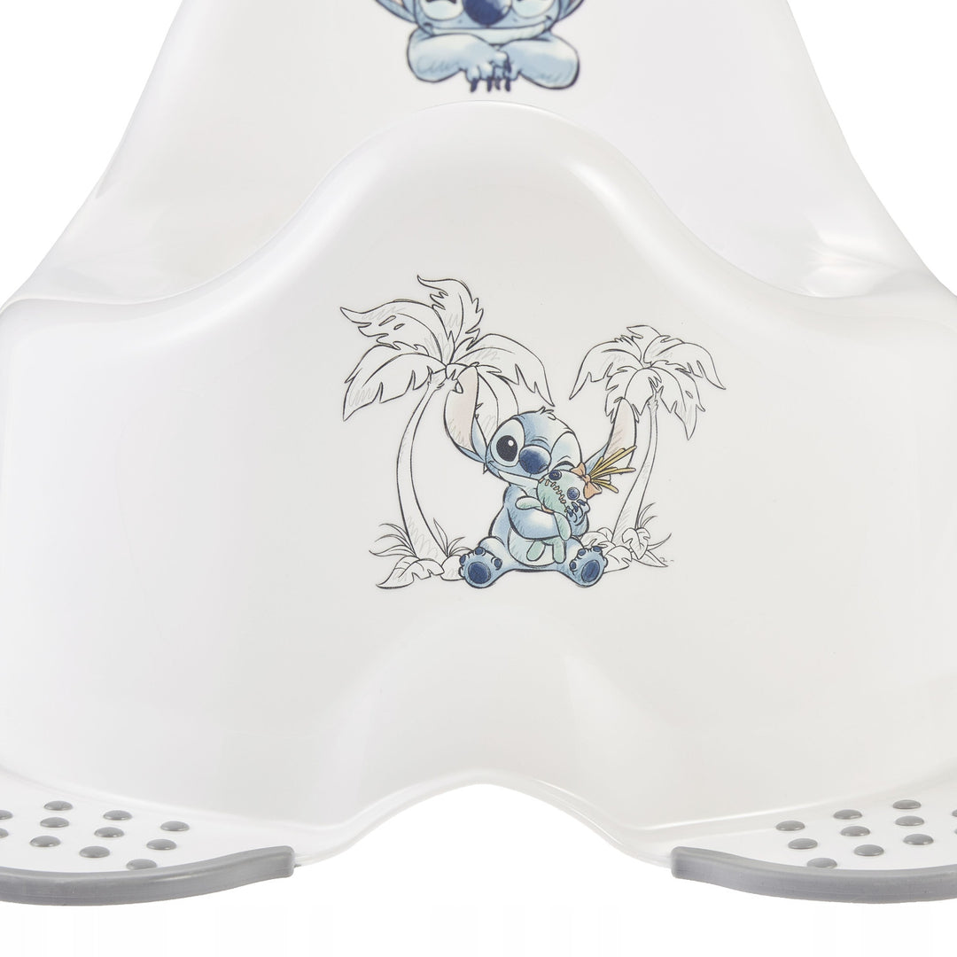 Protiskluzový noční stolek Keeeper Stitch, bílý, max. 15 kg