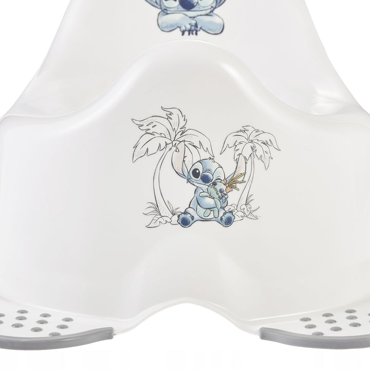 Protiskluzový noční stolek Keeeper Stitch, bílý, max. 15 kg