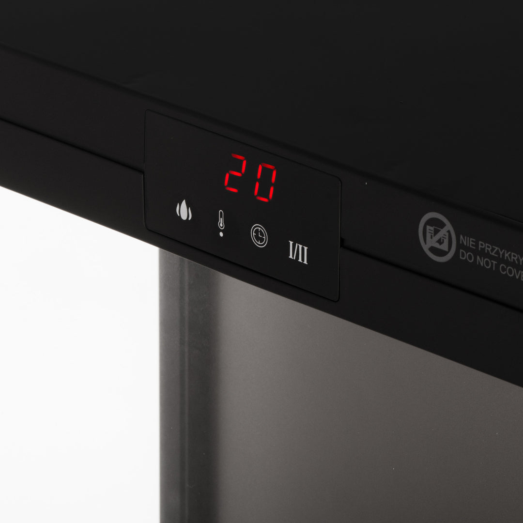 Elektrický krb LED s dálkovým ovládáním, 2 topné výkony 1000W/2000W, termostat, Adler AD 7755