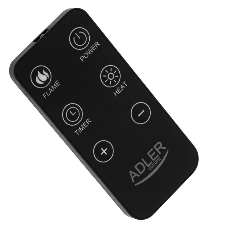 Elektrický krb LED s dálkovým ovládáním, 2 topné výkony 1000W/2000W, termostat, Adler AD 7755