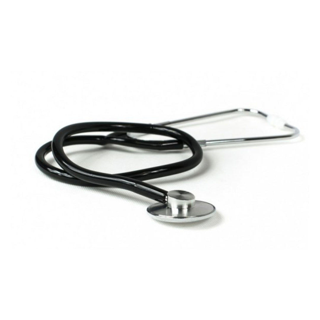 Tlakoměr Gess Delux s číselníkem, doplněný stetoskopem, manometr s velkým číselníkem, odolný proti korozi a poškrábání.