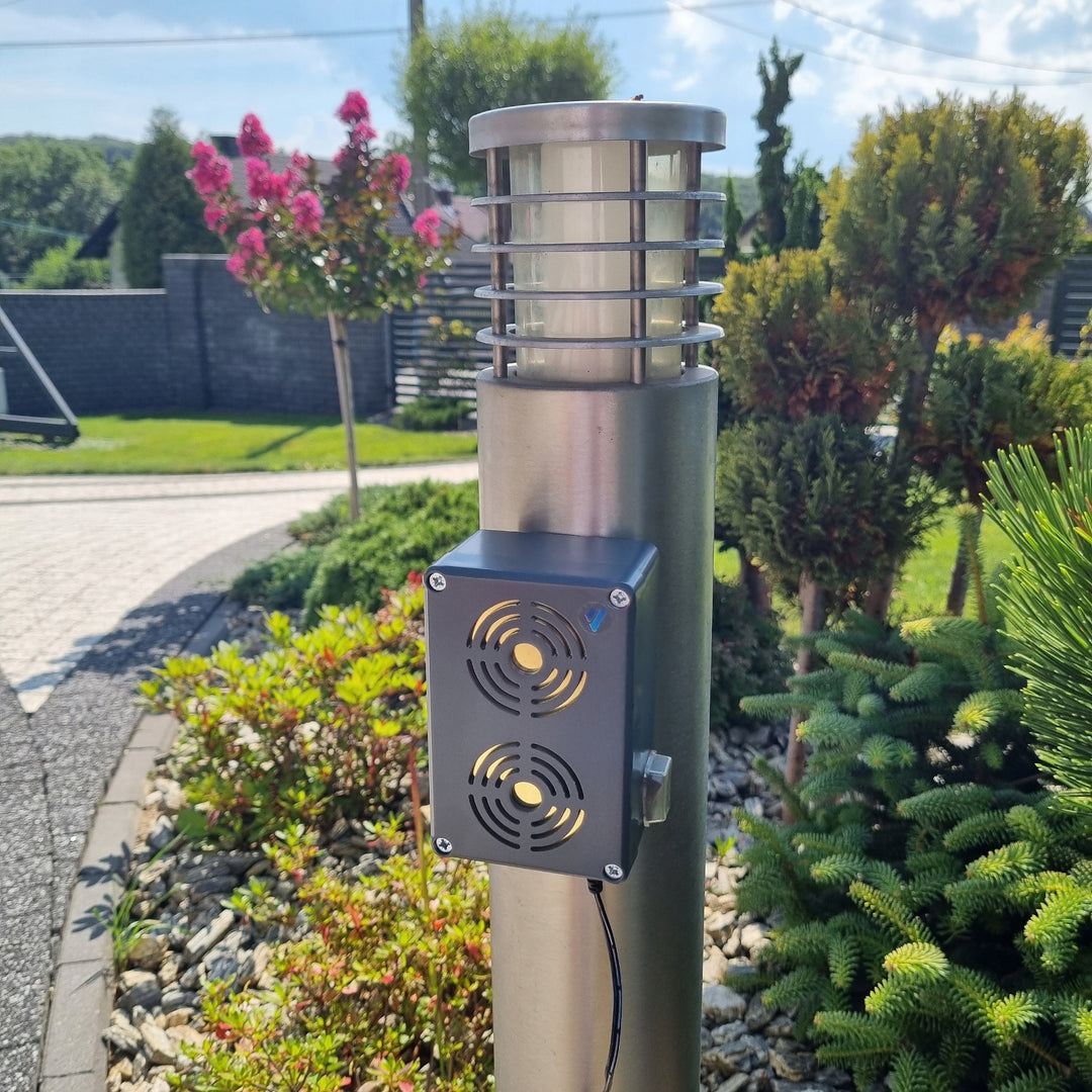 Odpuzovač hlodavců, kun, krys, myší Viano, energeticky úsporný ultrazvukový generátor, IP65, Waterpro