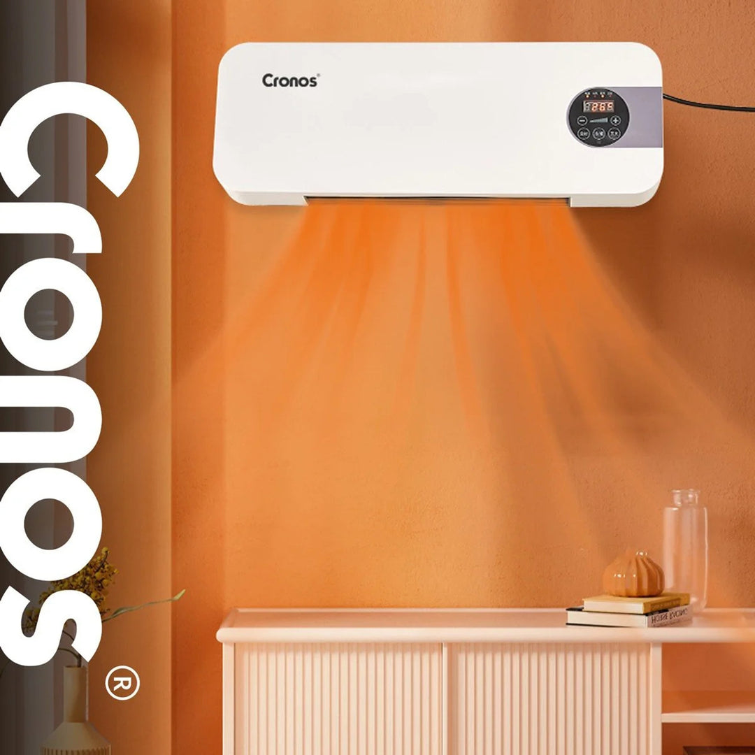 Ventilátorová vzduchová clona Cronos, 1500 W, nízká spotřeba energie, široký úhel výtoku, dálkové ovládání, HFH-201