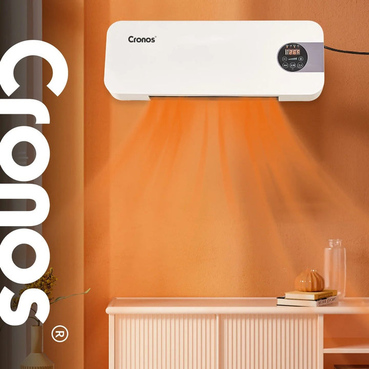 Ventilátorová vzduchová clona Cronos, 1500 W, nízká spotřeba energie, široký úhel výtoku, dálkové ovládání, HFH-201
