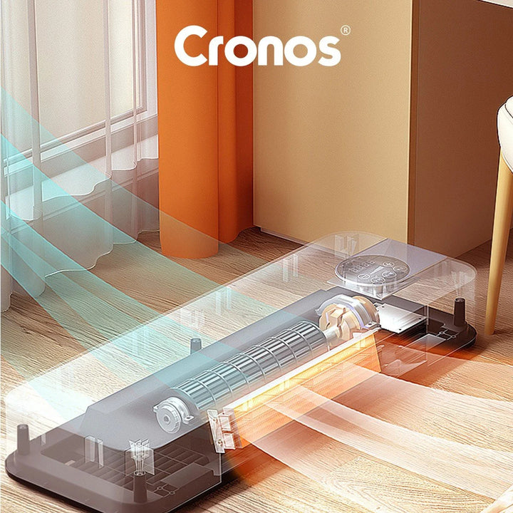 Ventilátorová vzduchová clona Cronos, 1500 W, nízká spotřeba energie, široký úhel výtoku, dálkové ovládání, HFH-201