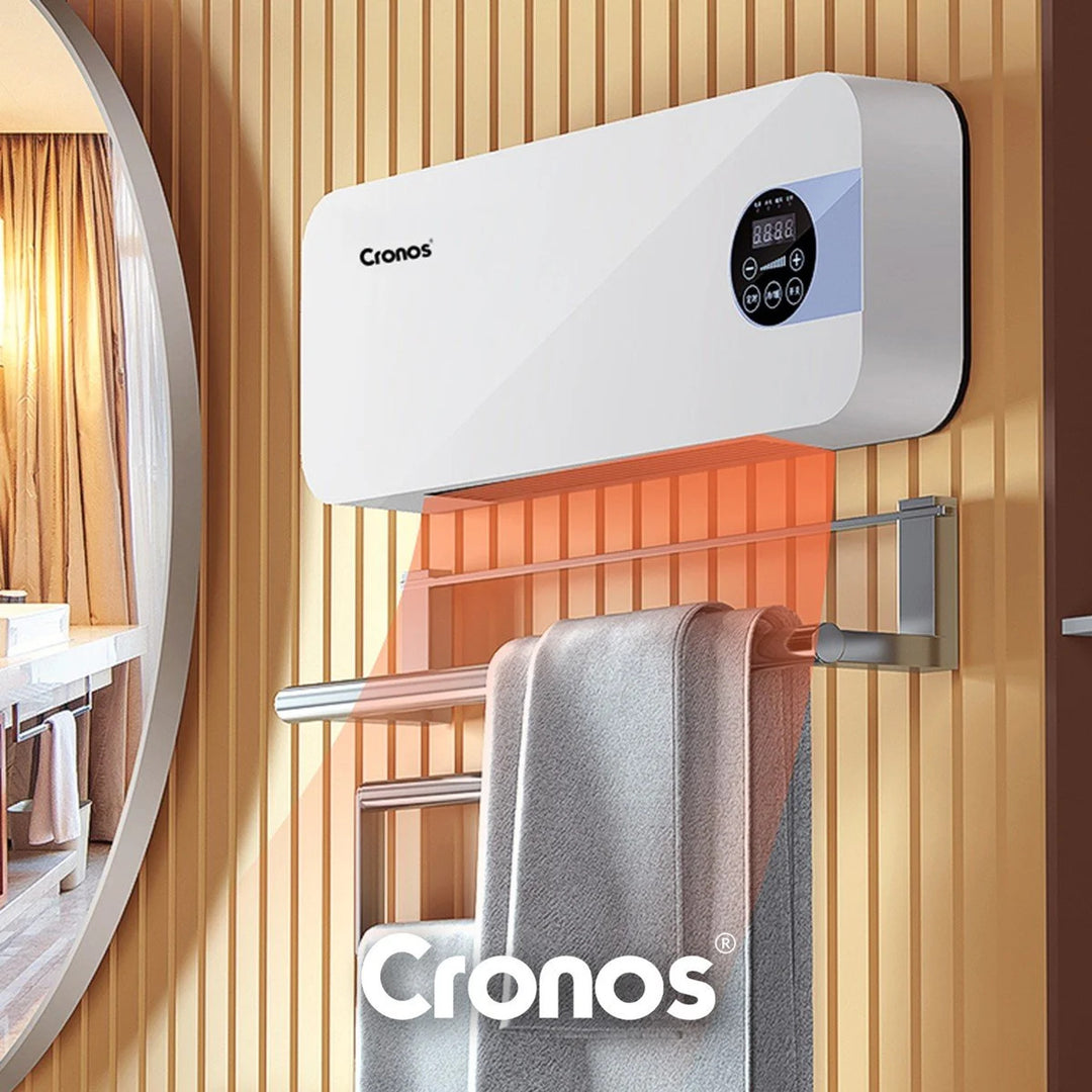 Ventilátorová vzduchová clona Cronos, 1500 W, nízká spotřeba energie, široký úhel výtoku, dálkové ovládání, HFH-201