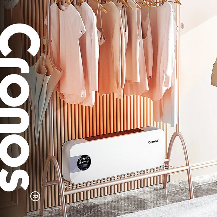 Ventilátorová vzduchová clona Cronos, 1500 W, nízká spotřeba energie, široký úhel výtoku, dálkové ovládání, HFH-201