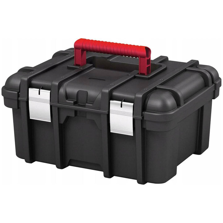 Keter bednářská bedna, kovové západky, ergonomická rukojeť, Wide Tool Box 16''