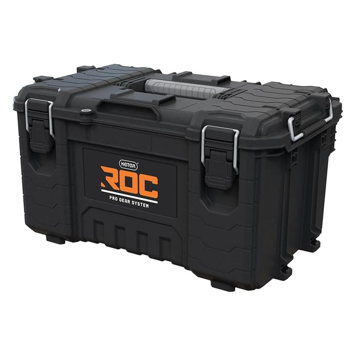 Nástrojová bedna Keter ROC Pro Gear 2.0, nosnost 54 kg, vybavená úchyty Pro Mount, s přiloženým organizérem, možnost zavěšení na zeď, 256984
